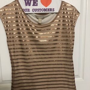 Banana republic sequin top